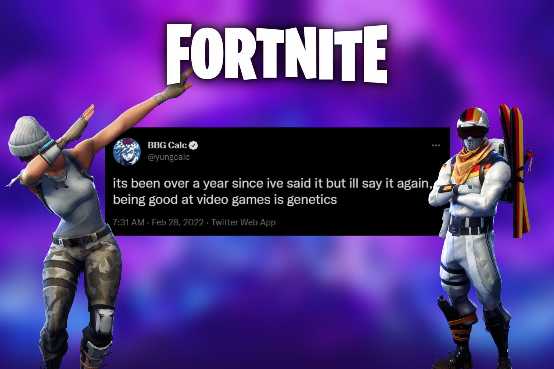 Fortnite pro creates controversy by linking games with genetics (Image via Sportskeeda)