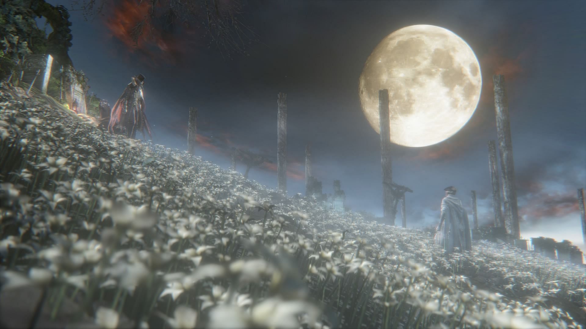 Gehrman and the Hunter (Image via Bloodborne)