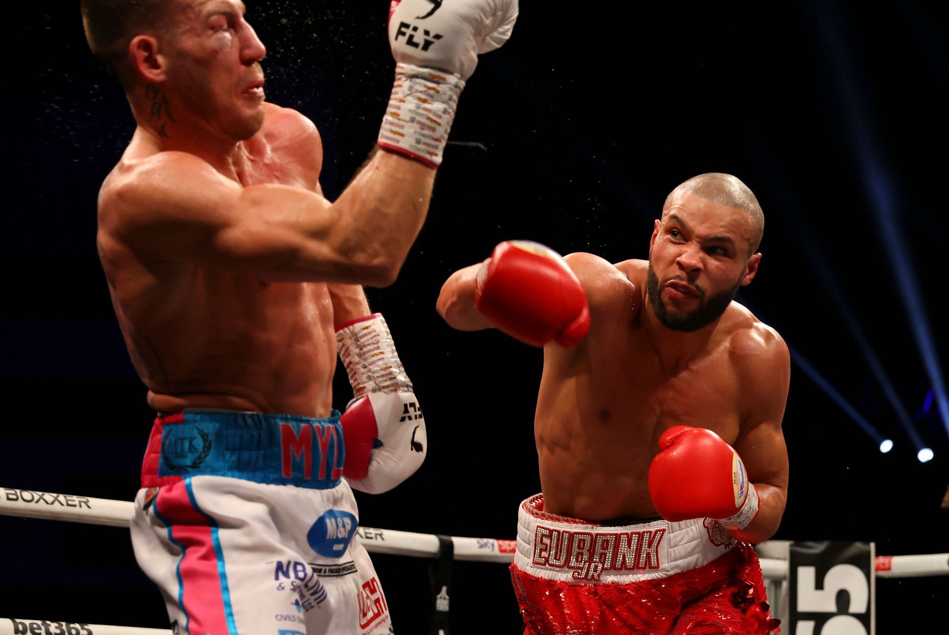 Chris Eubank Jr. (right) and Liam Williams (left)