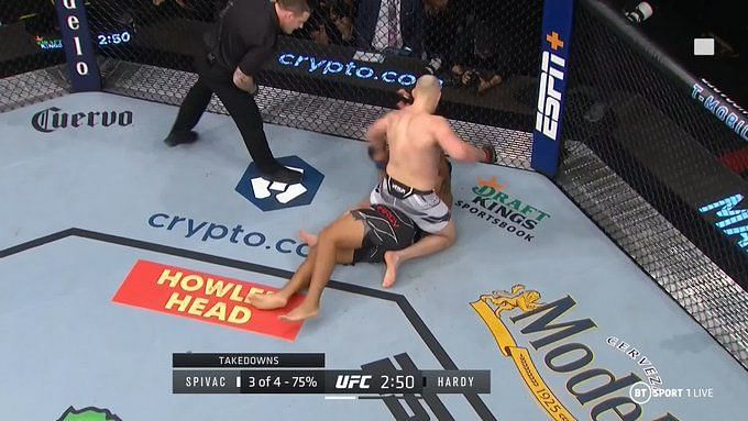 Sergey Spivak Runs Through Greg Hardy - UFC 272 Highlights