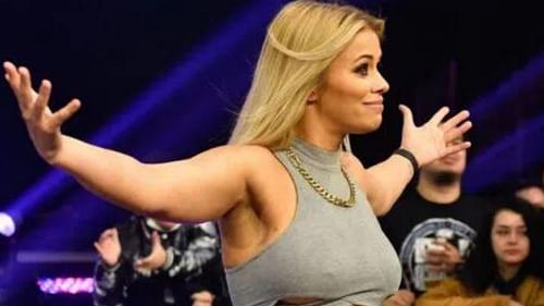 Paige VanZant at an AEW event in 2022