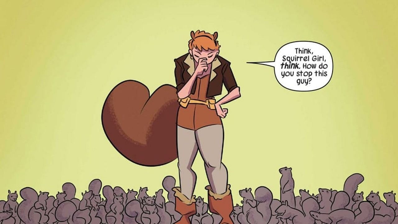 Squirrel Girl as seen in the comics (Image via Marvel Entertainment)