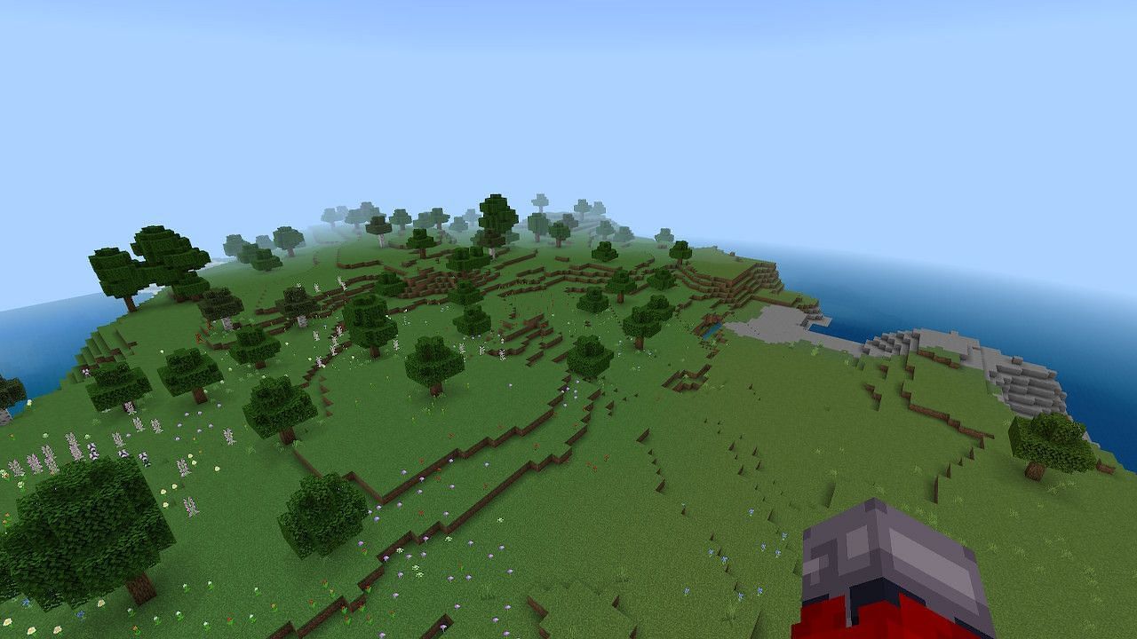 Survival Island is a great place for players to get that classic Survival feeling (Image via Minecraft)