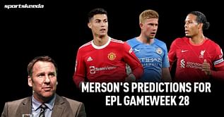 Paul Merson's predictions for Manchester City vs Manchester United and other Premier League GW28 fixtures
