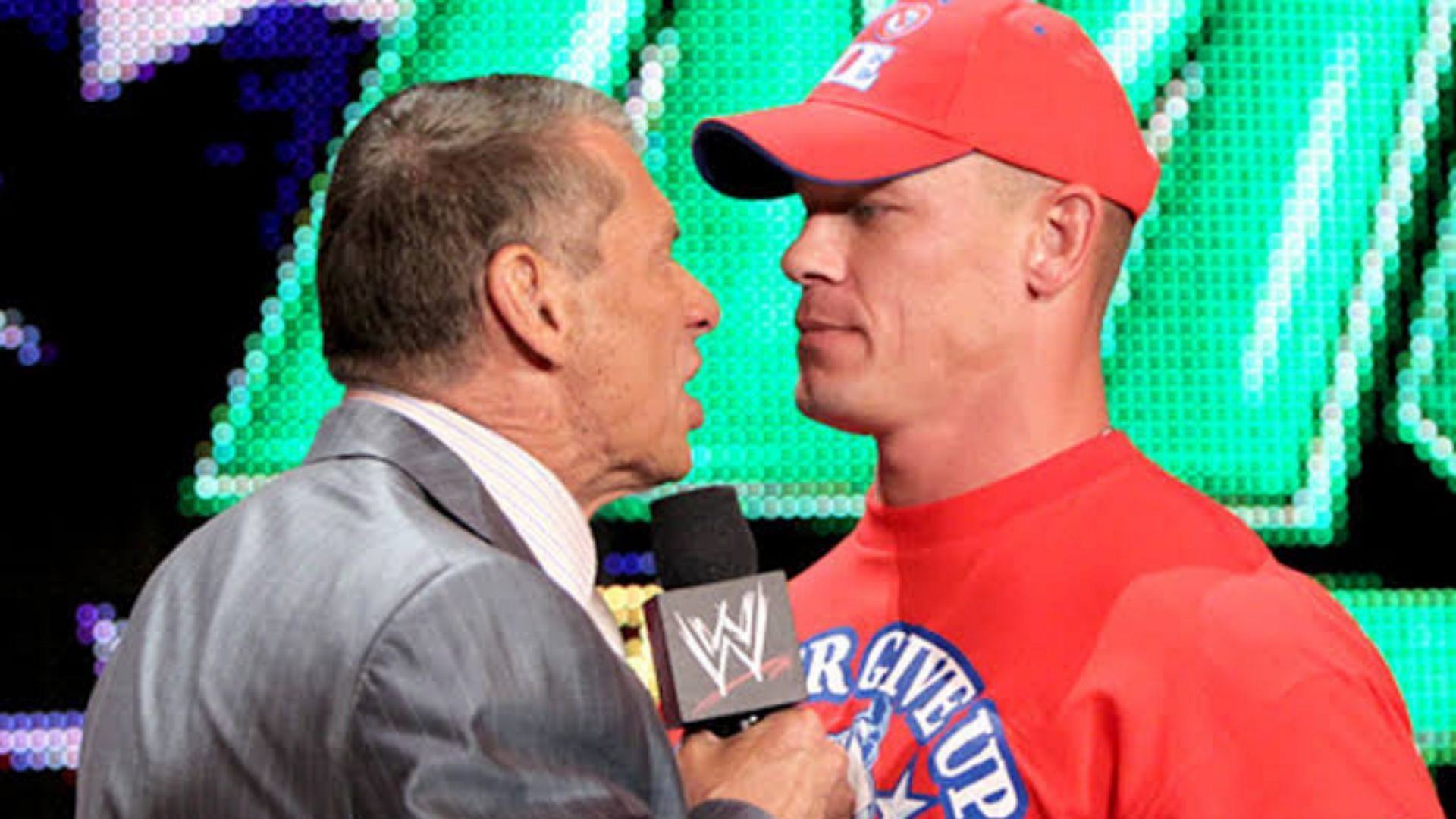 John Cena sent a message to WWE Chairman Vince McMahon.