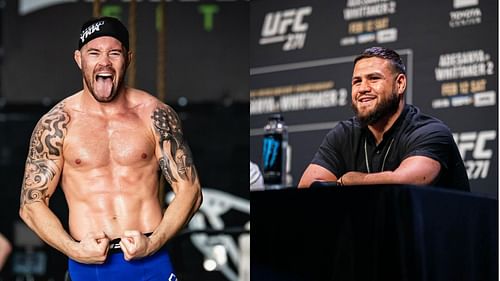 Colby Covington (Left) and Tai Tuivasa (Right) [Images courtesy of Colby Covington and Tai Tuivasa Instagrams]