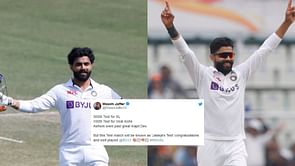 "Sir Jadeja's Test!"- Twitterati go berserk as Ravindra Jadeja's all-round brilliance blows Sri Lanka away