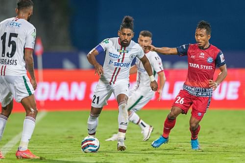 ATK Mohun Bagan's Roy Krishna was back on the scoresheet in the last match against Chennaiyin FC (Image Courtesy: ISL)