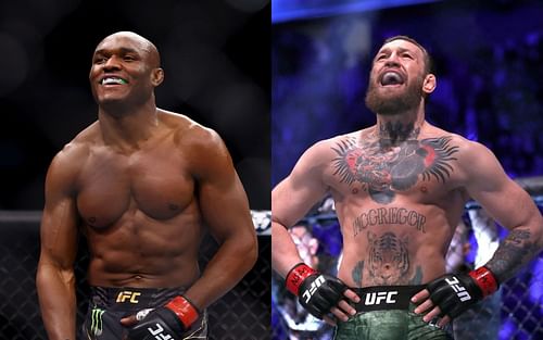 Kamaru Usman [left], Conor McGregor [right]