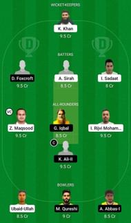 DAT vs GGI Fantasy Suggestion Team 2