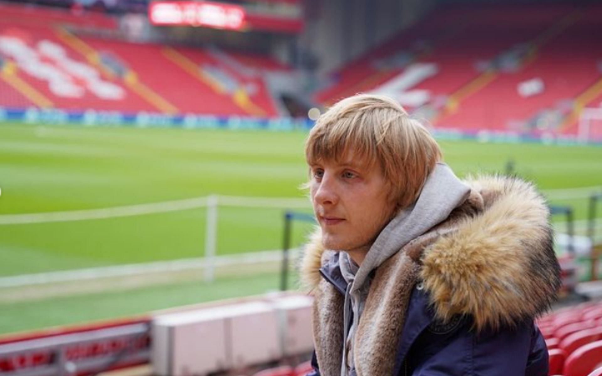 Paddy Pimblett at Anfield (Image credit: @theufcbaddy on Instagram)