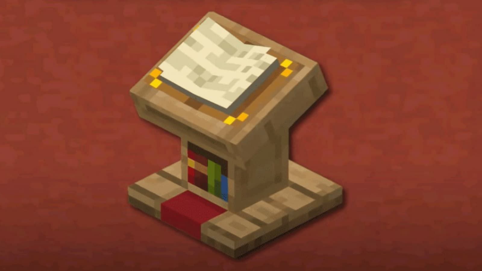 Lecterns are the Librarian&#039;s job site block (Image via Minecraft)