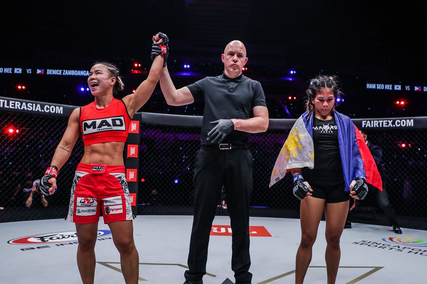 Ham Seo Hee wins her rematch against Denice Zamboanga in ONE X. [Photo ONE Championship]