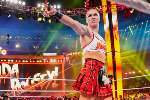 Ronda Rousey currently competes for WWE