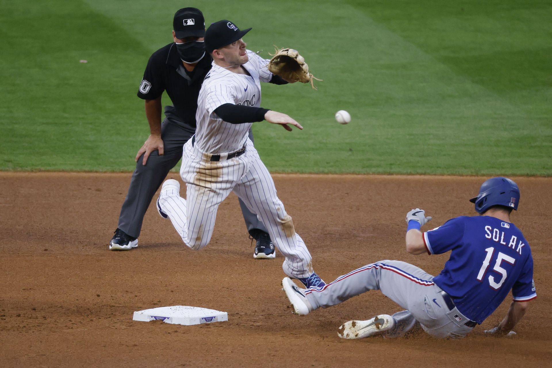 Texas Rangers v Colorado Rockies