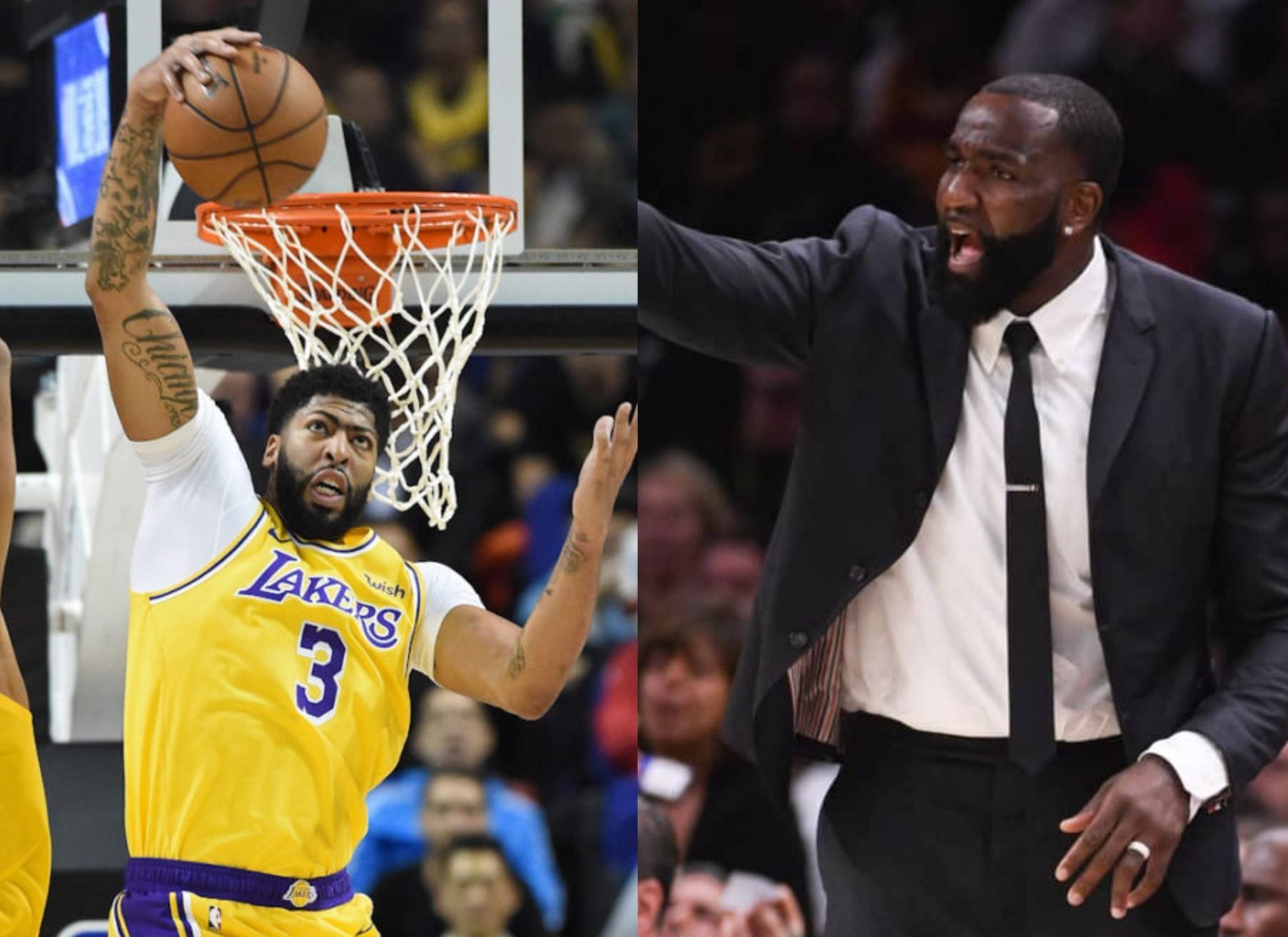 ESPN analyst Kendrick Perkins believes that the LA Lakers should just shut down Anthony Davis even if could be healthy enough for a return this season.[Photo: Lakers Daily]