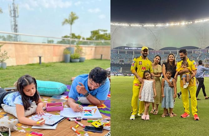 Pictures: Former CSK star Suresh Raina spends quality time with his daughter