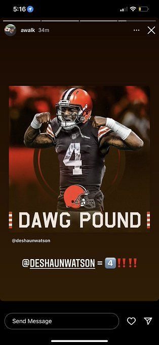 Stainbrook] #Browns QB Deshaun Watson in uniform (Via Browns/IG) : r/Browns