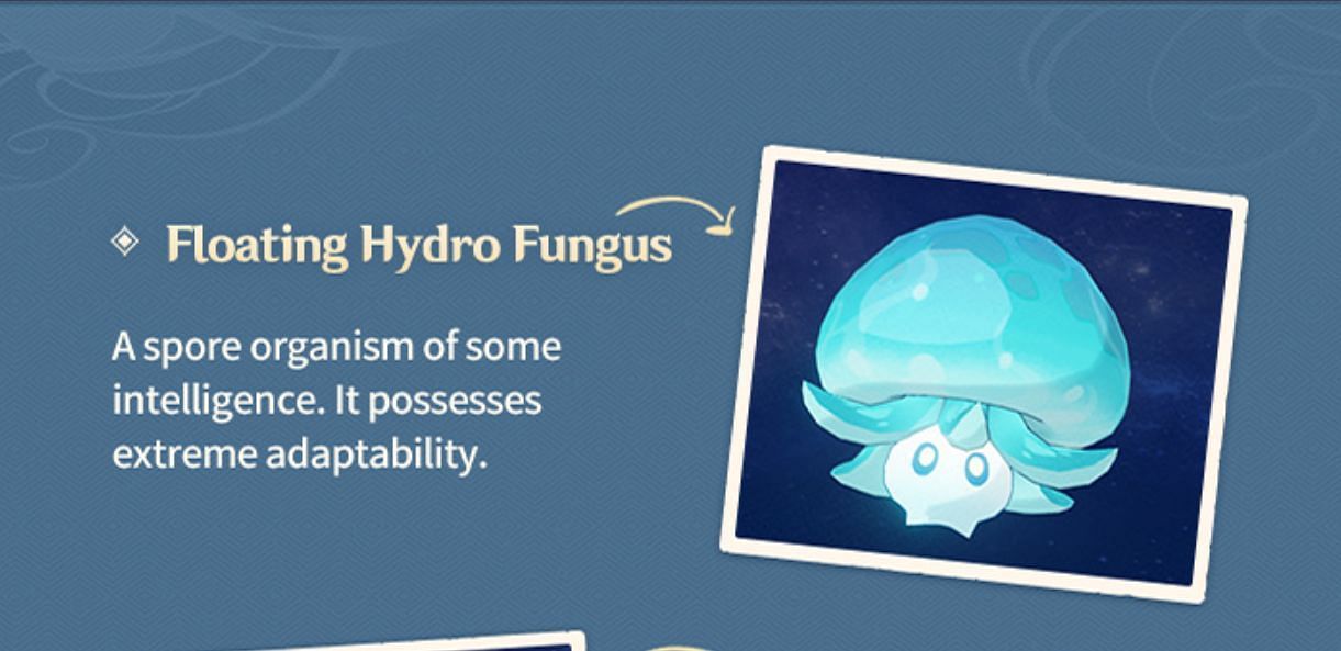 Floating Hydro Fungus (Image via Genshin Impact)