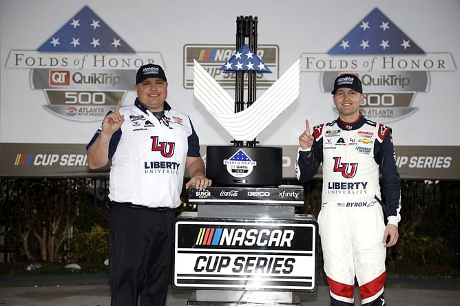 NASCAR 2022 at Atlanta: William Byron wins Folds of Honor QuikTrip 500 while Kyle Larson crashes out