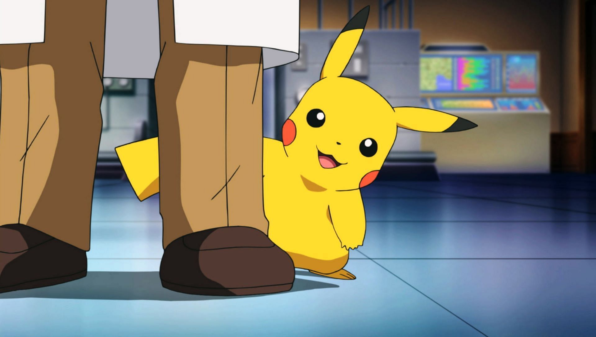 Ash&#039;s Pikachu as it appears in the anime (Image via The Pokemon Company)