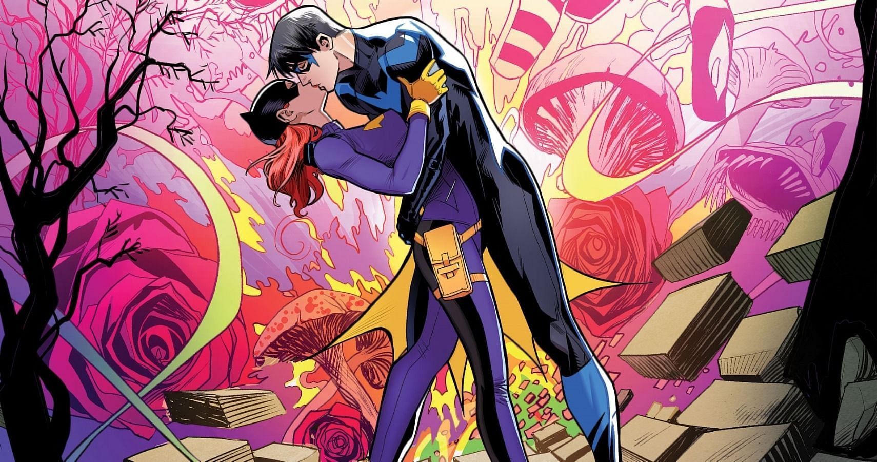 Batgirl and Nightwing (Image via DC Comics)