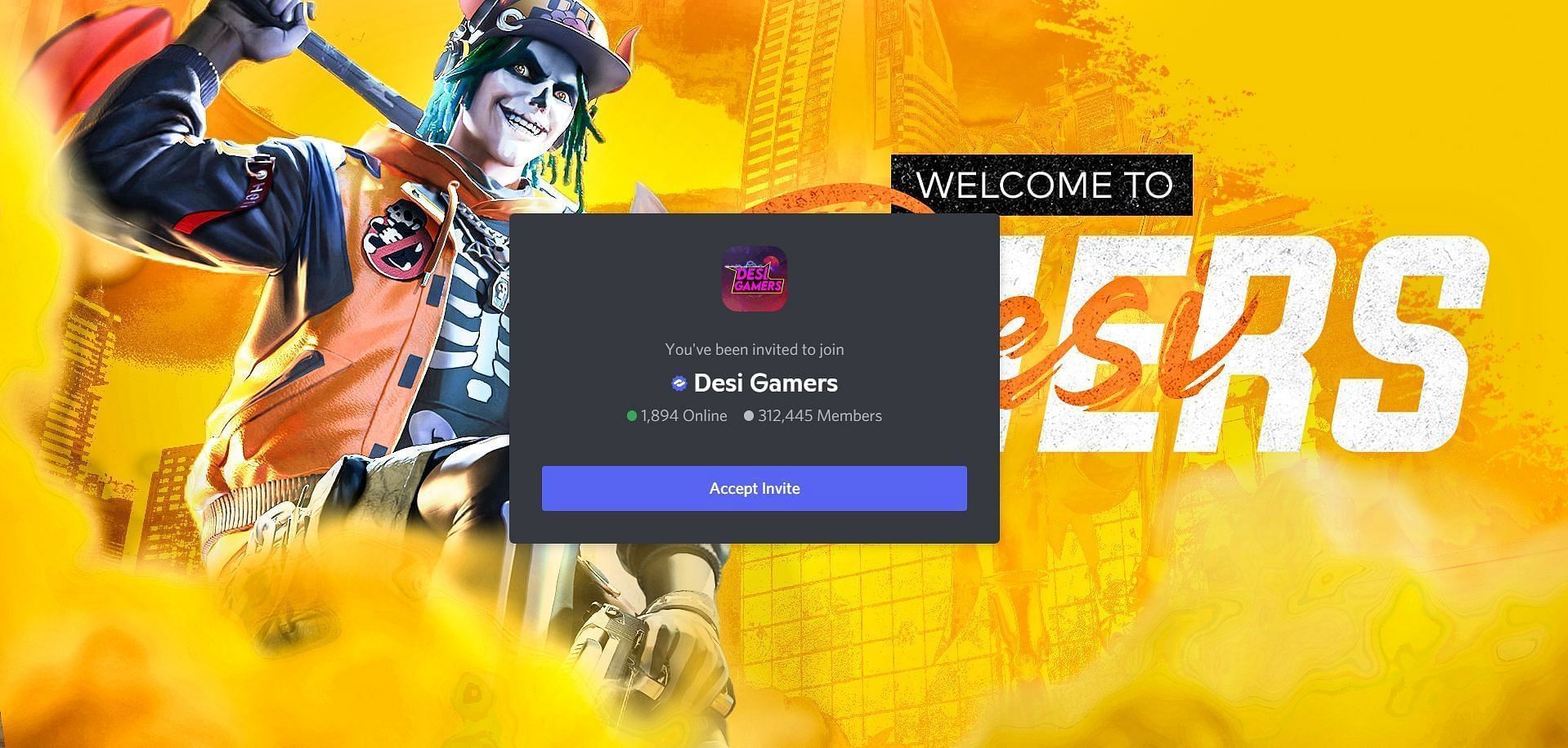 Desi Gamers&#039; Discord server (Image via Discord)