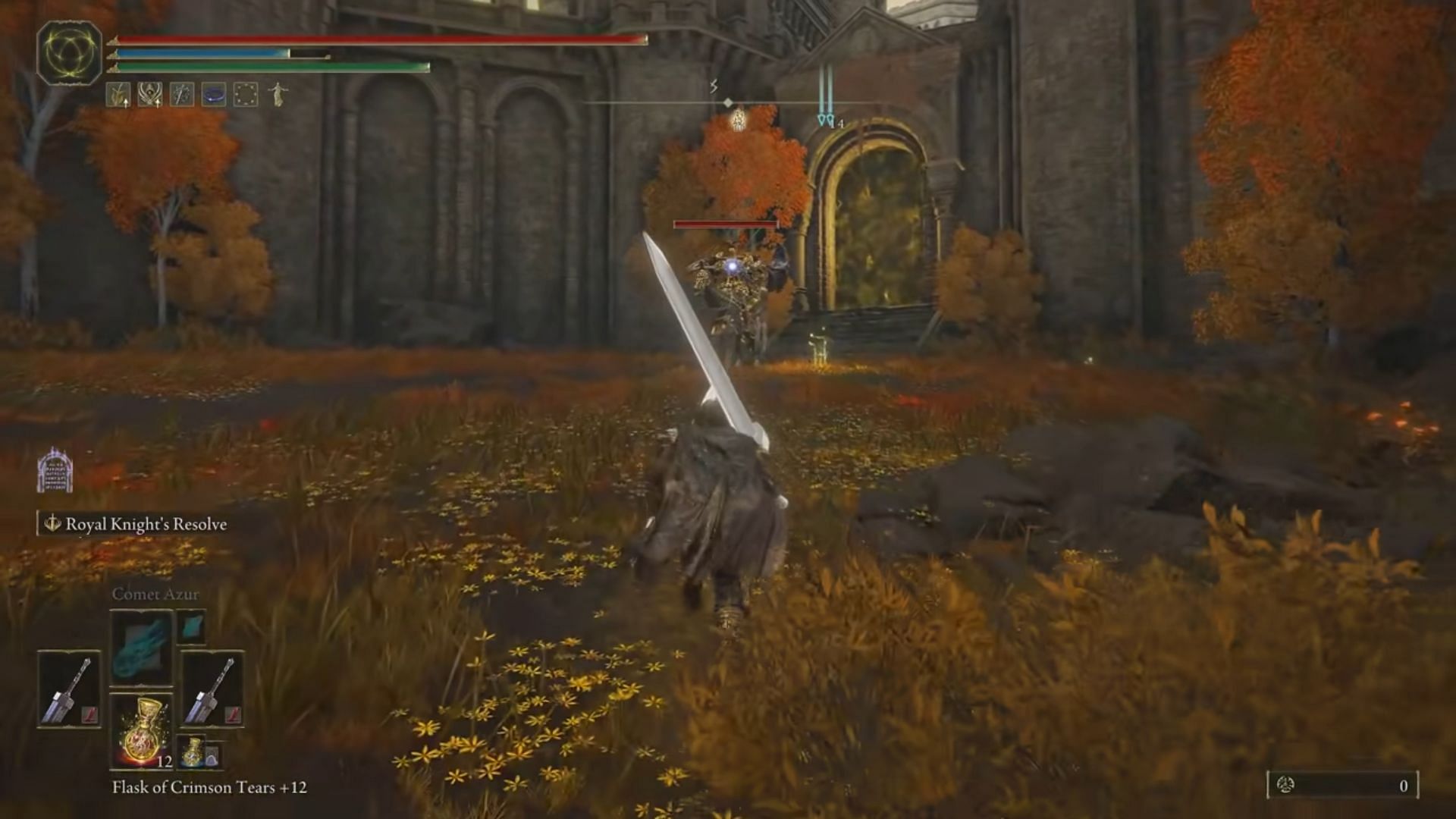 Guts&#039; Greatsword is extremely powerful and can melt bosses with ease (Image via Caspahz/Youtube)