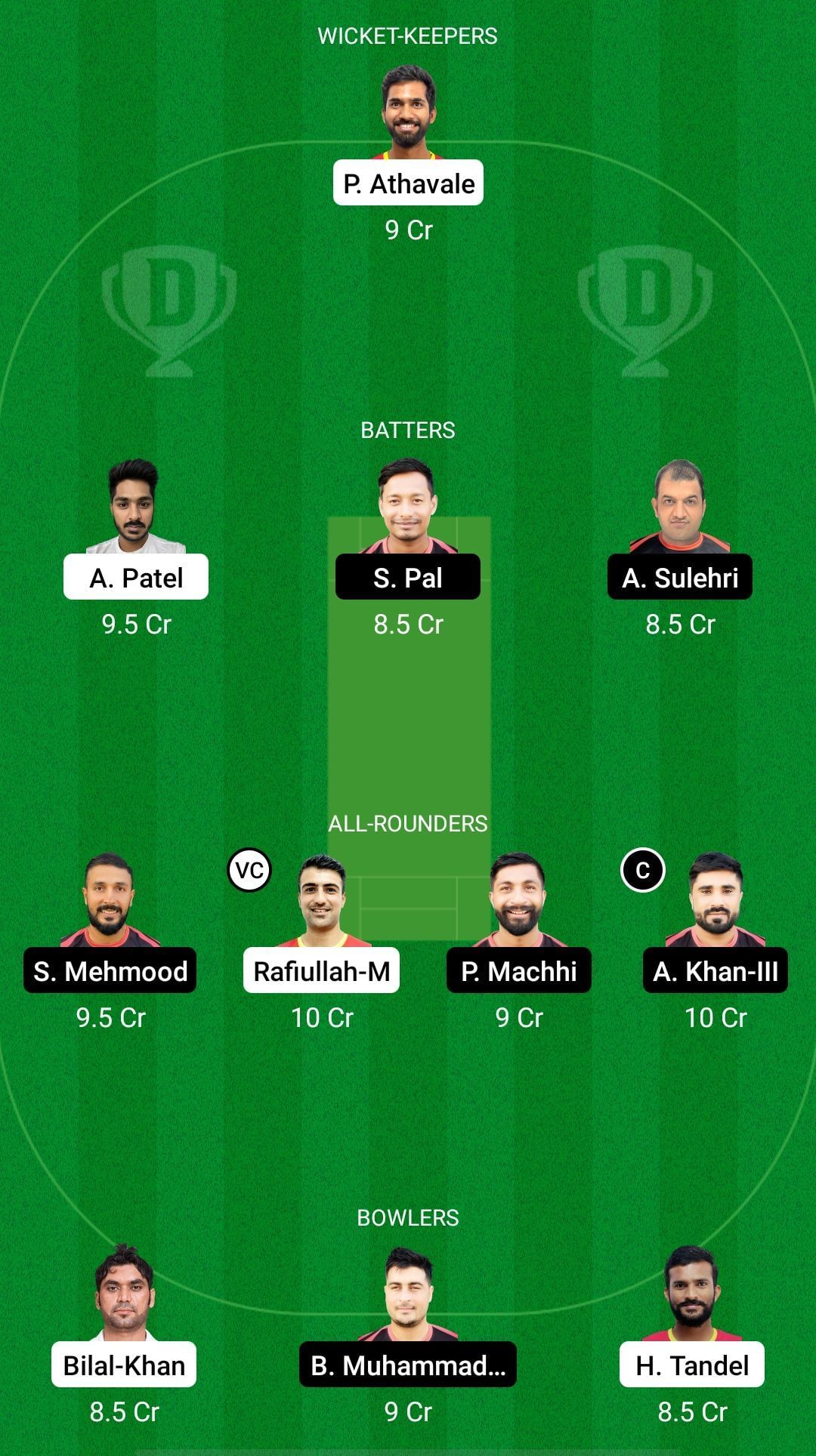 AMR vs BOB Dream11 Prediction - Oman D10 League