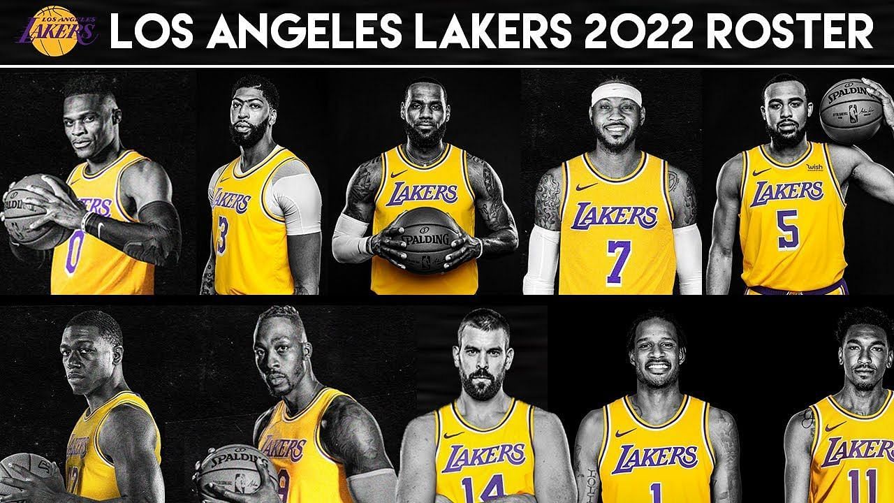 Los Angeles Lakers roster for the 2021-2022 season