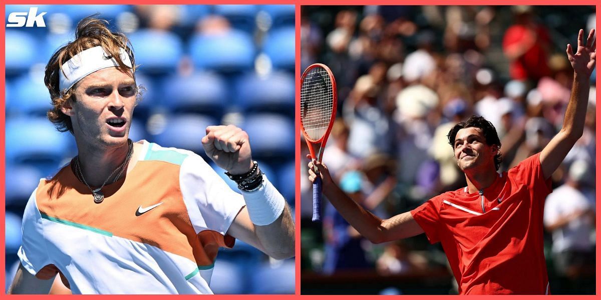 -Andrey Rublev takes on Taylor Fritz in the semifinals of the Indian Wells Masters