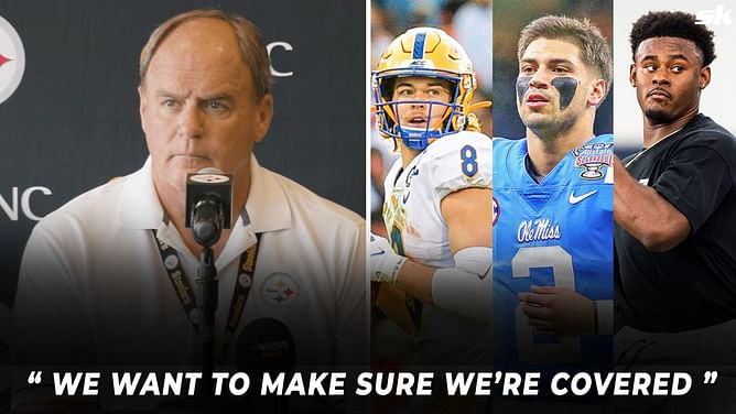 "We want to make sure we're covered" - Steelers GM hints team could be interested in drafting QB with 20th pick