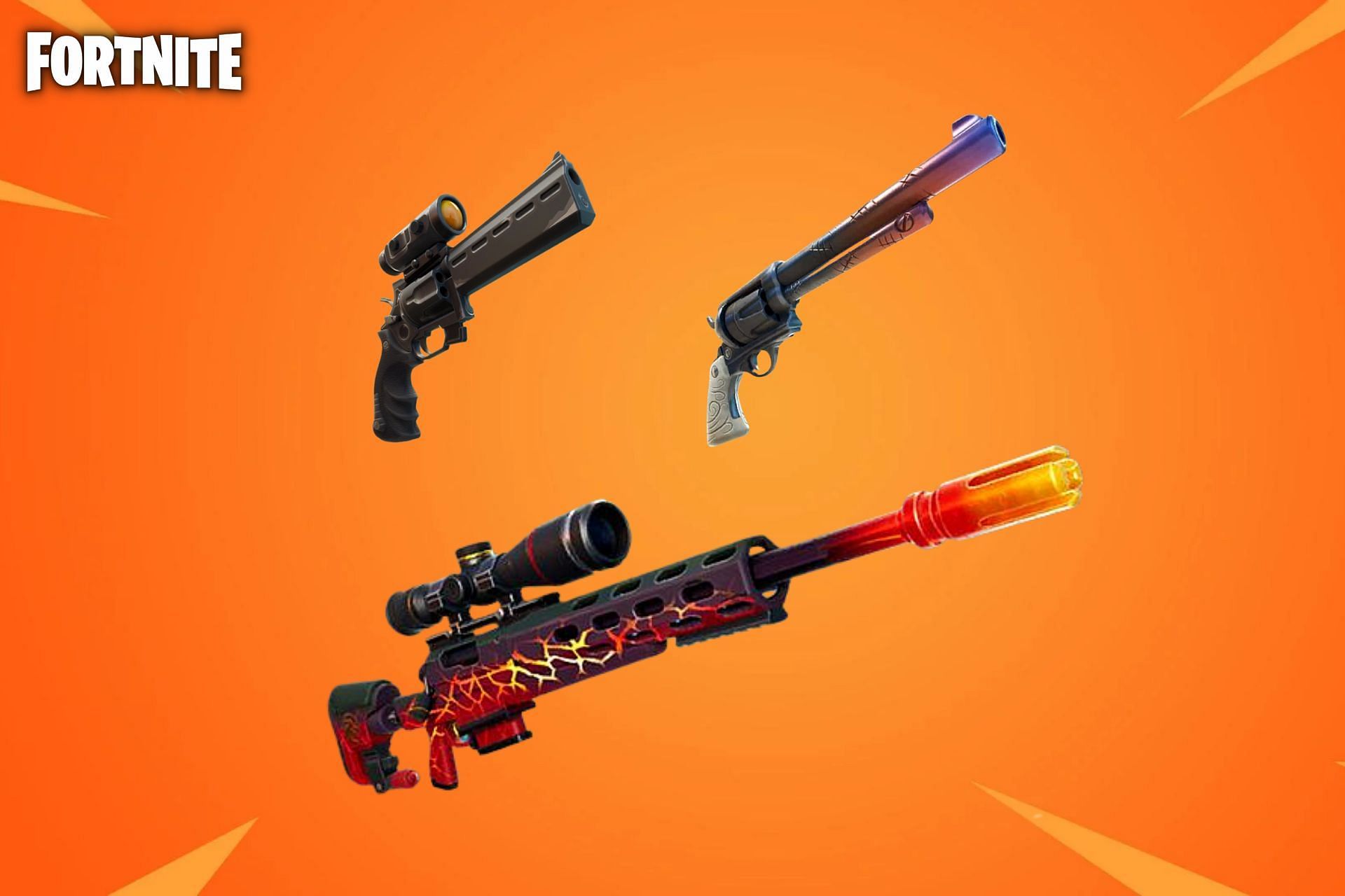 All exotics weapons and their location in Fortnite Chapter 3 Season 2 (Image via Sportskeeda)