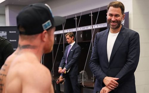 Canelo Alvarez and Eddie Hearn