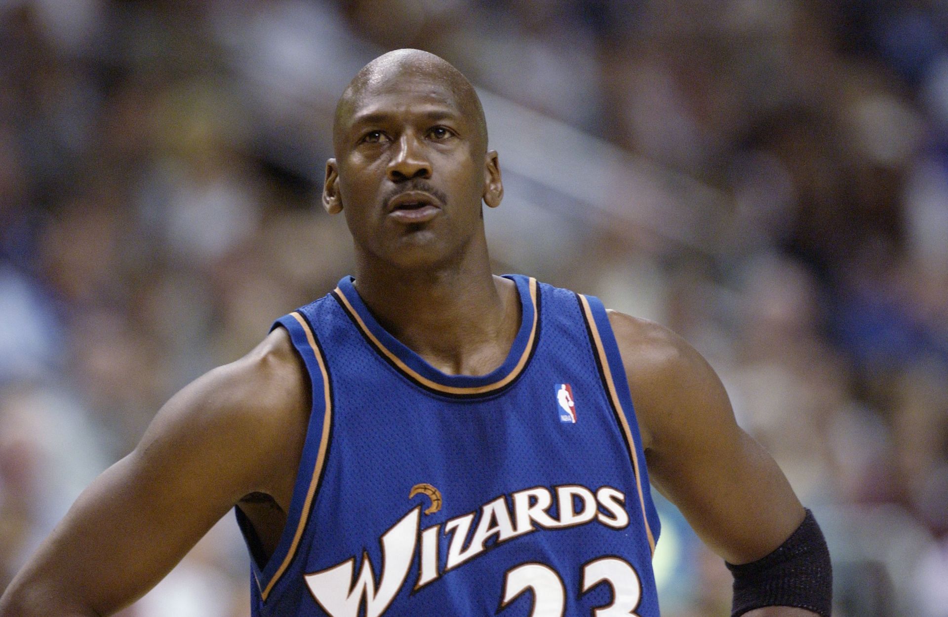 Michael Jordan playing for the Washington Wizards