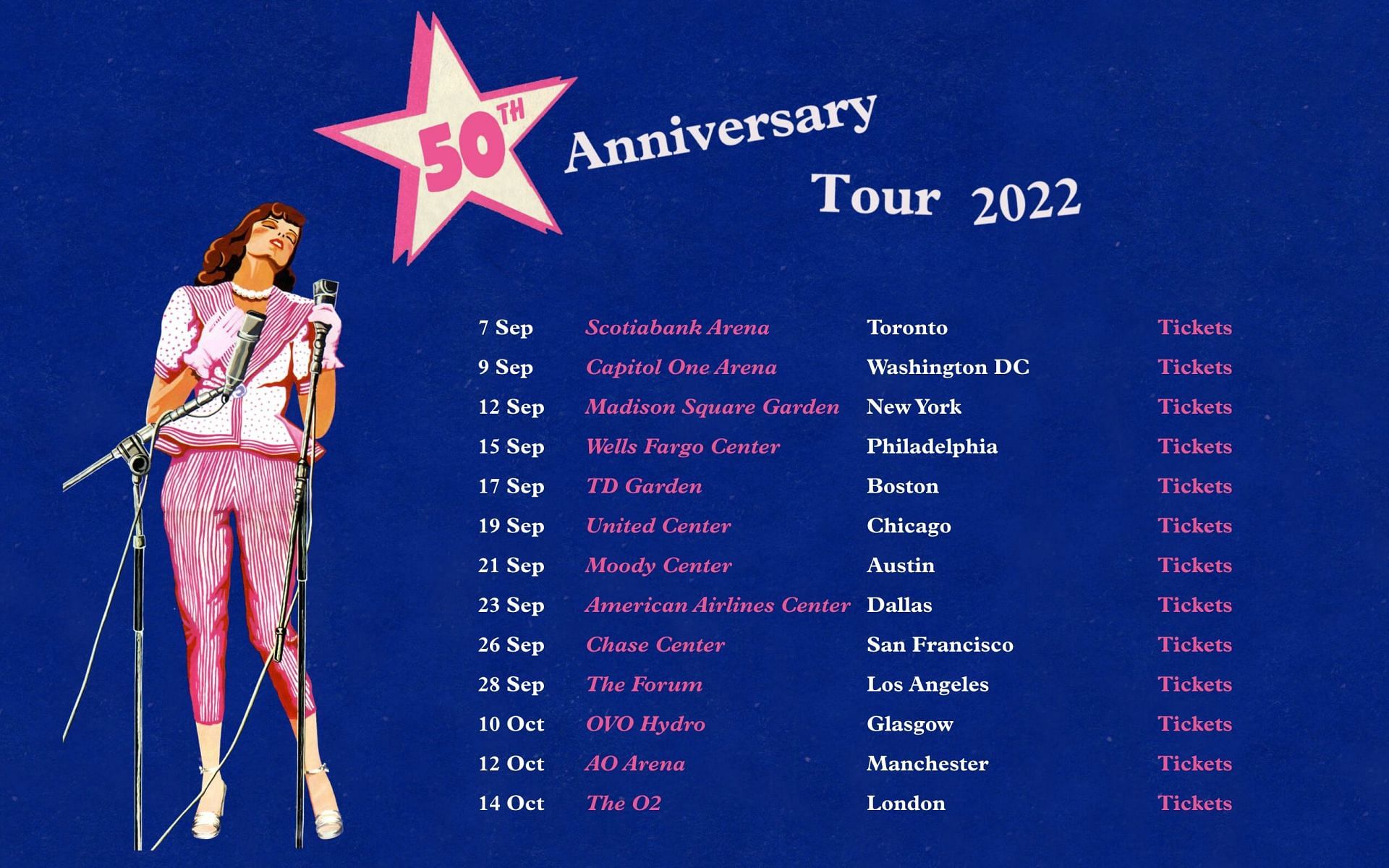 Roxy Music 2022 Tour Dates (Image via Roxy Music)
