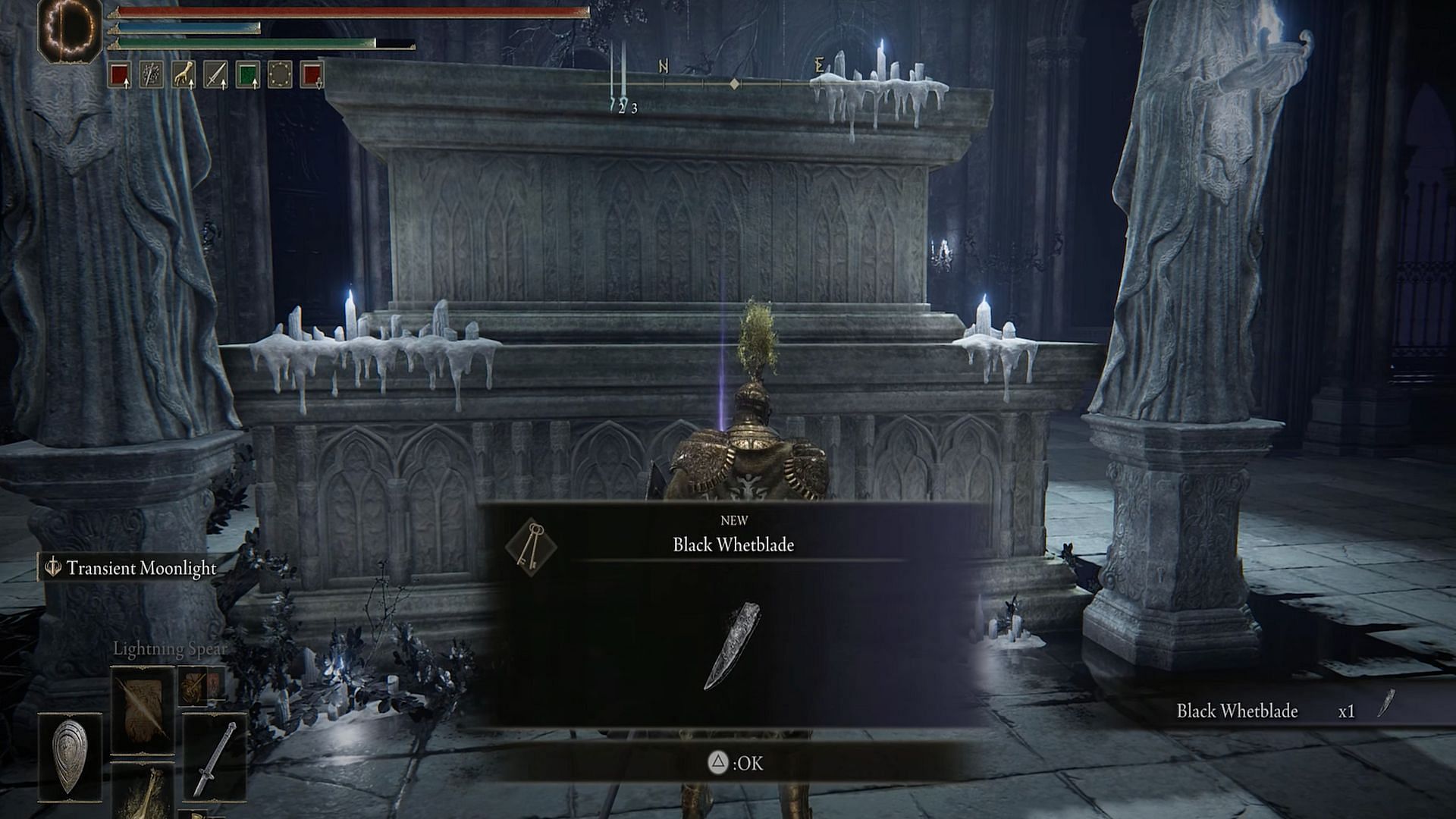 Elden Ring players can obtain the Poison affinity by collecting the Black Whetblade (Image via EternityInGaming/YouTube)