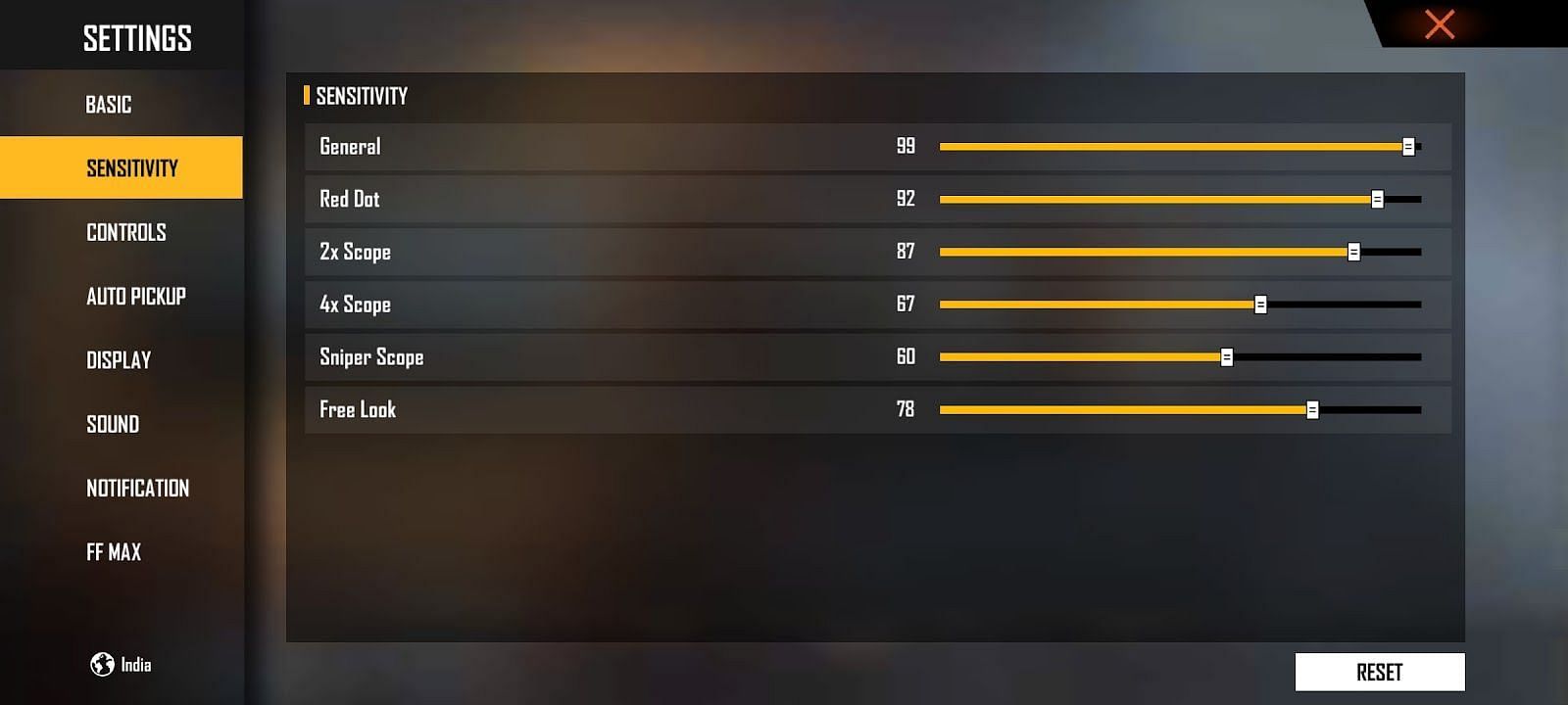 Best Free Fire MAX sensitivity settings for auto headshot (March 2022)