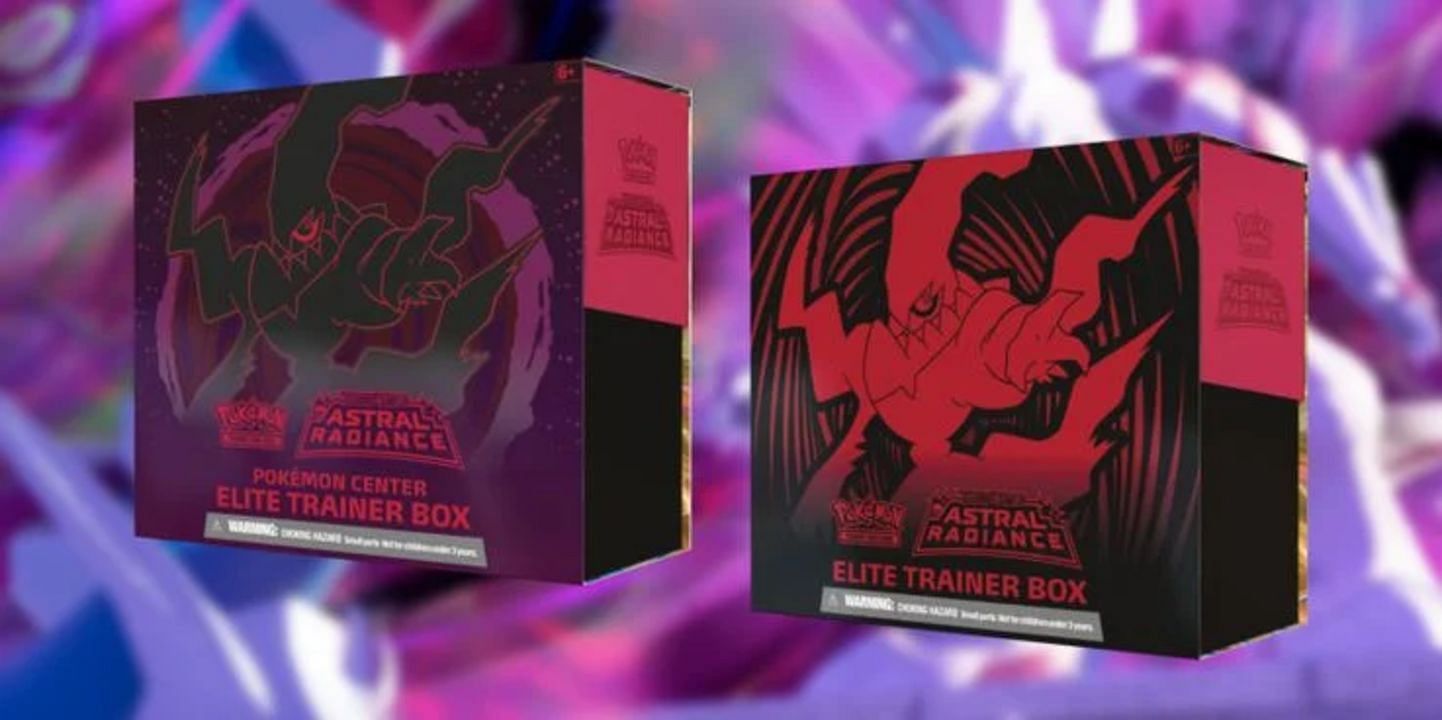 Darkrai를 특징으로 하는 Elite Trainer Box 디자인(이미지 출처: Pokemon Company)
