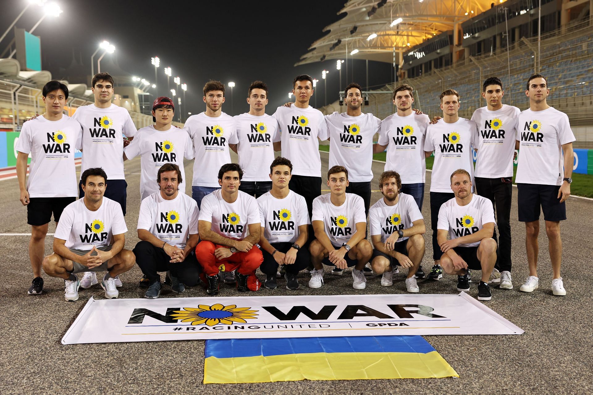 The sport had sent a &quot;No War&quot; message before the start of the season