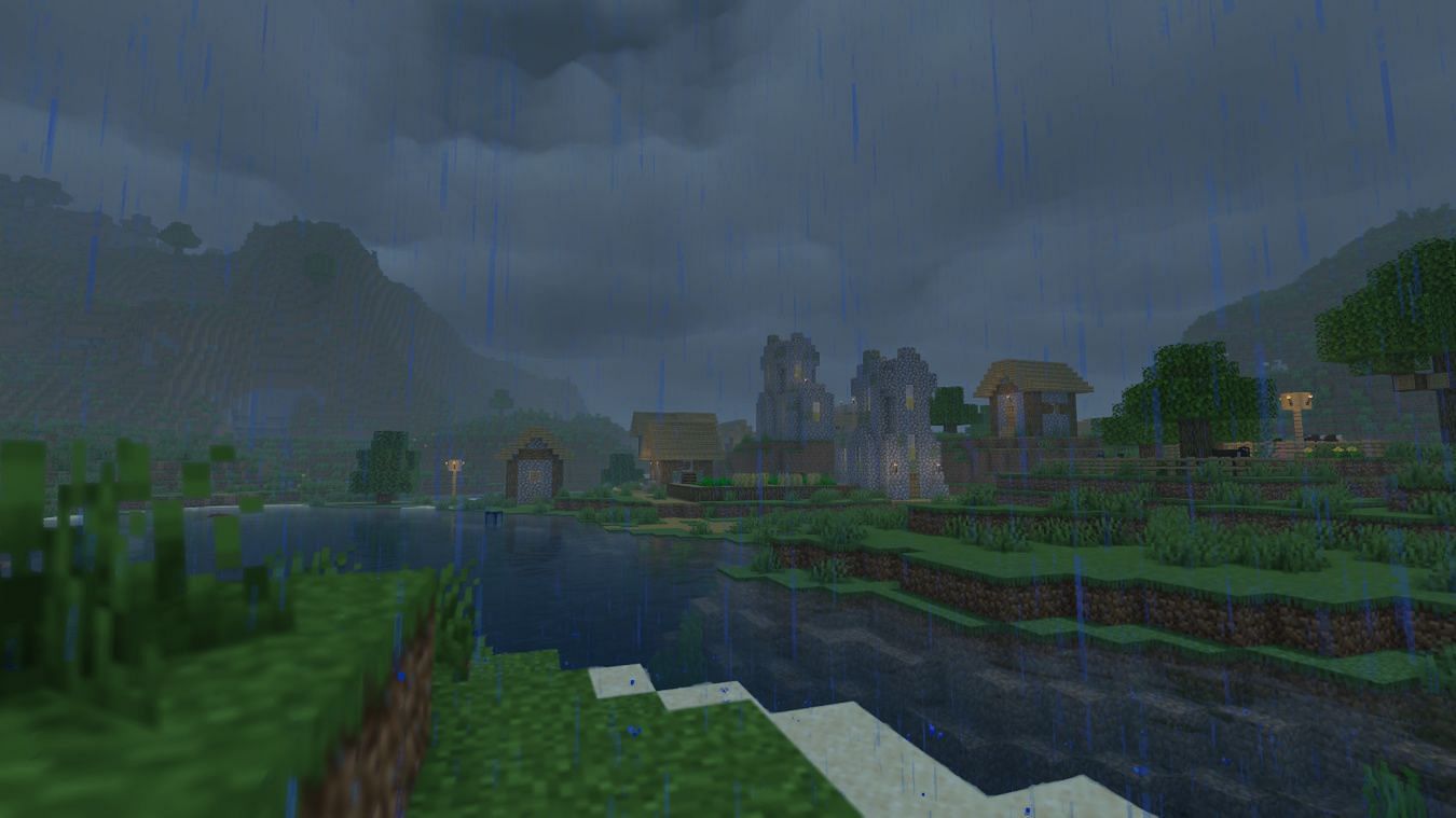 Rain effect (Image via MakeUP shader)
