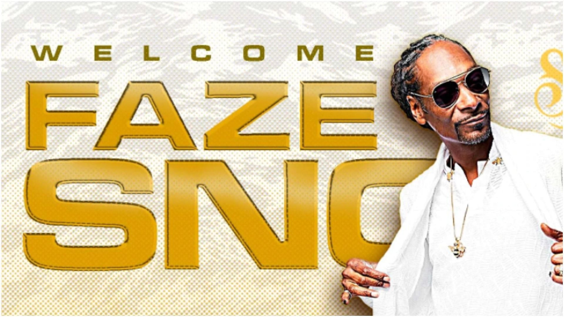 Snoop Dogg joins FaZe Clan as a Talent and a member of the board of directors (Image via FaZe Clan)