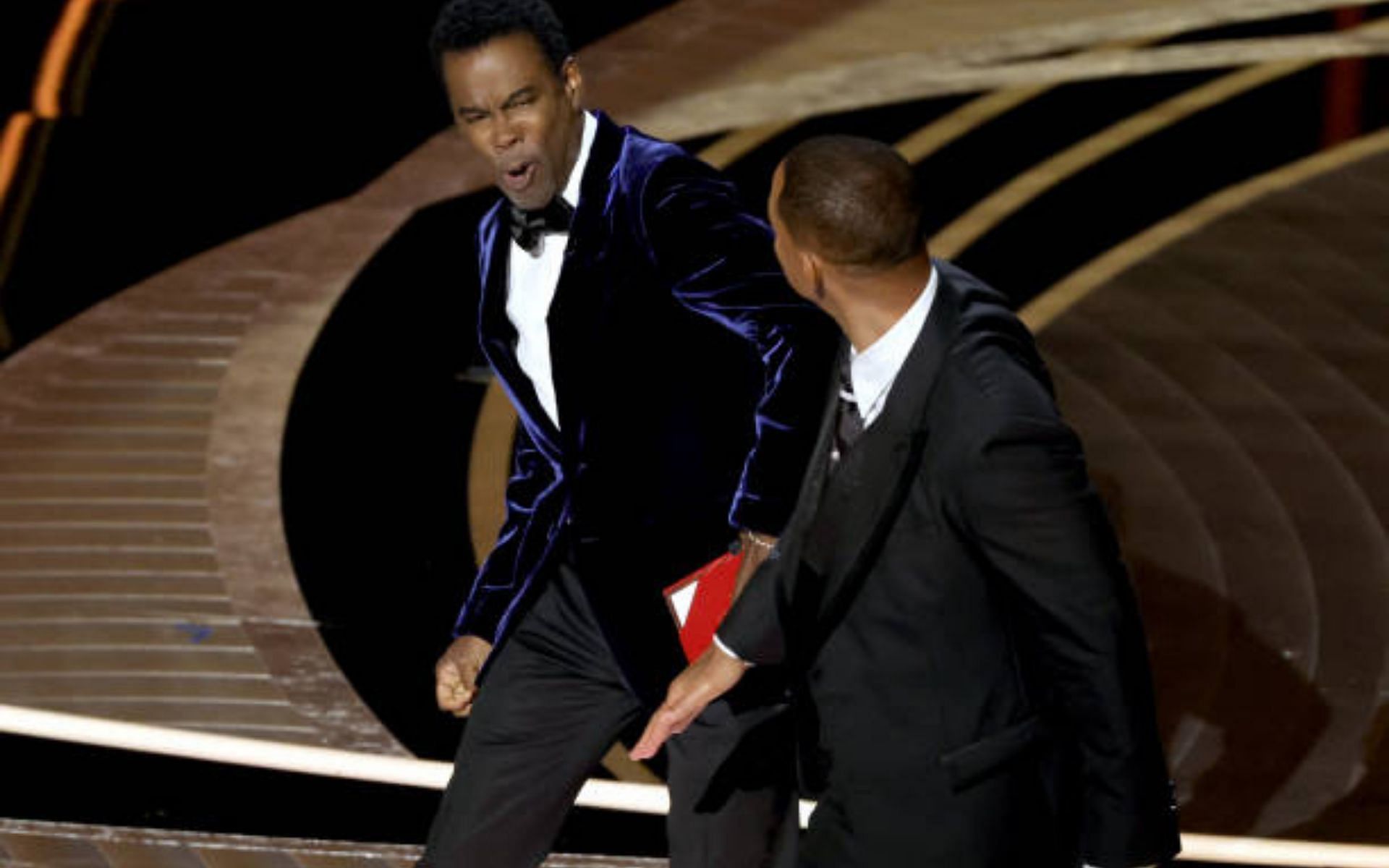 Will Smith X Chris Rock onstage altercation at the 2022 Oscars (Image via Getty Images)