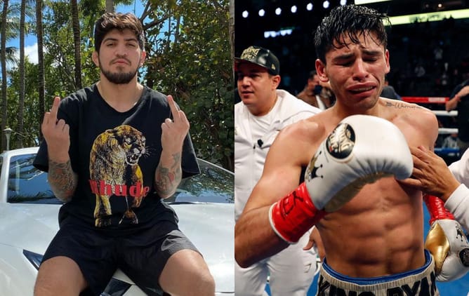 Dillon Danis trolls Ryan Garcia, implies the boxer wouldn't stand a chance against him in a boxing bout