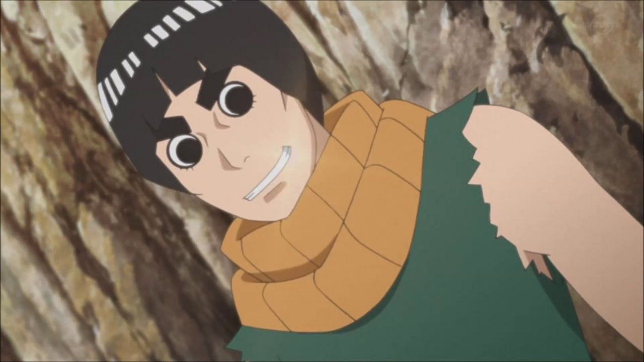 Rock Lee as seen in the anime (Image via Studio Pierrot)