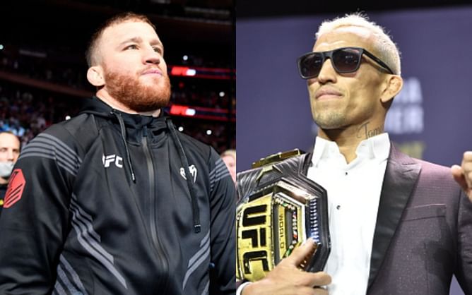 "Very tough boxing with a very heavy hand" - Charles Oliveira identifies Justin Gaethje's strengths