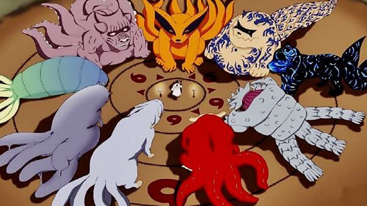 Tailed Beasts, as seen in the anime (Image via Studio Pierrot)