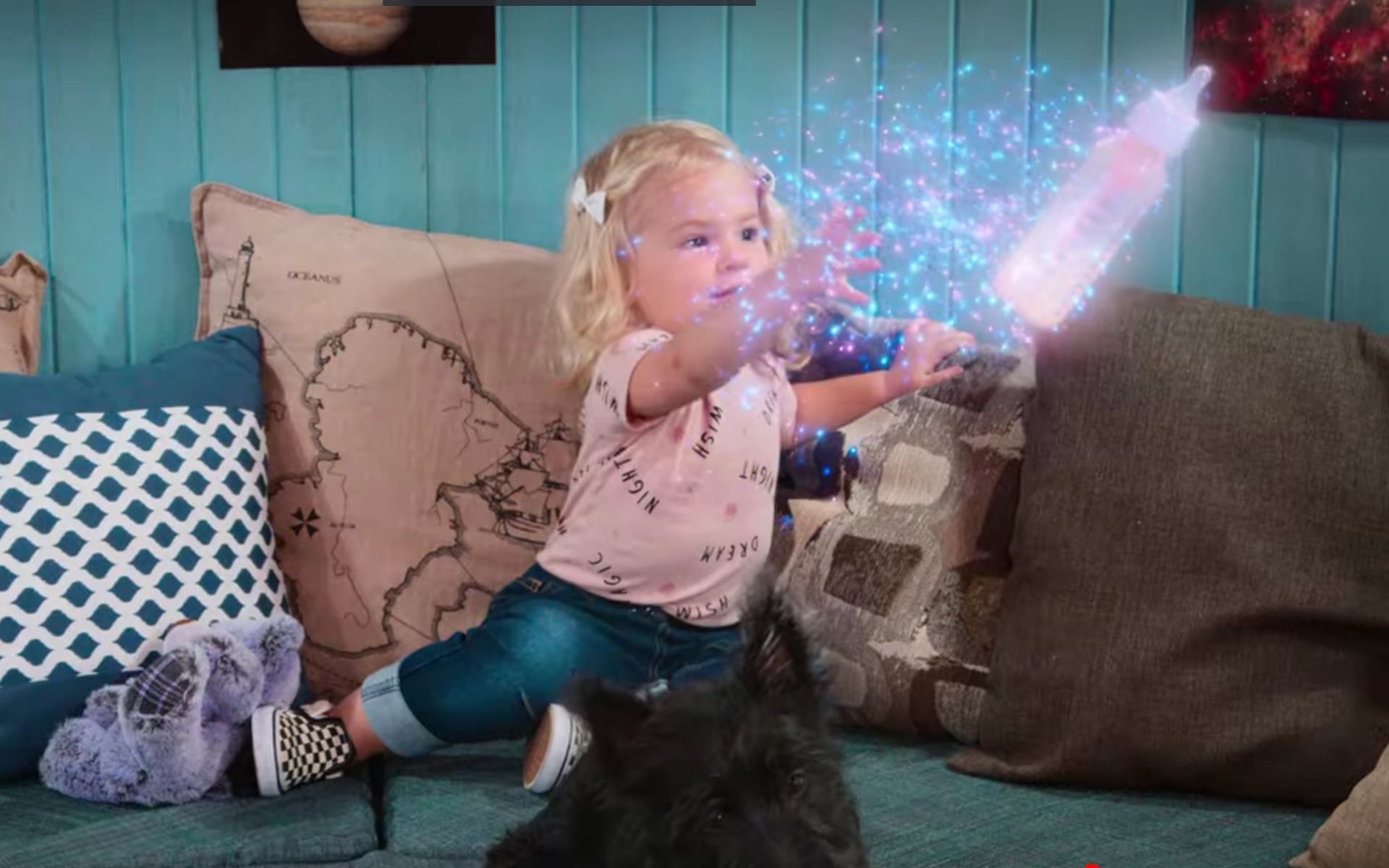 The Super PupZ concluding scene shows Bree using super powers (Image via Netflix)