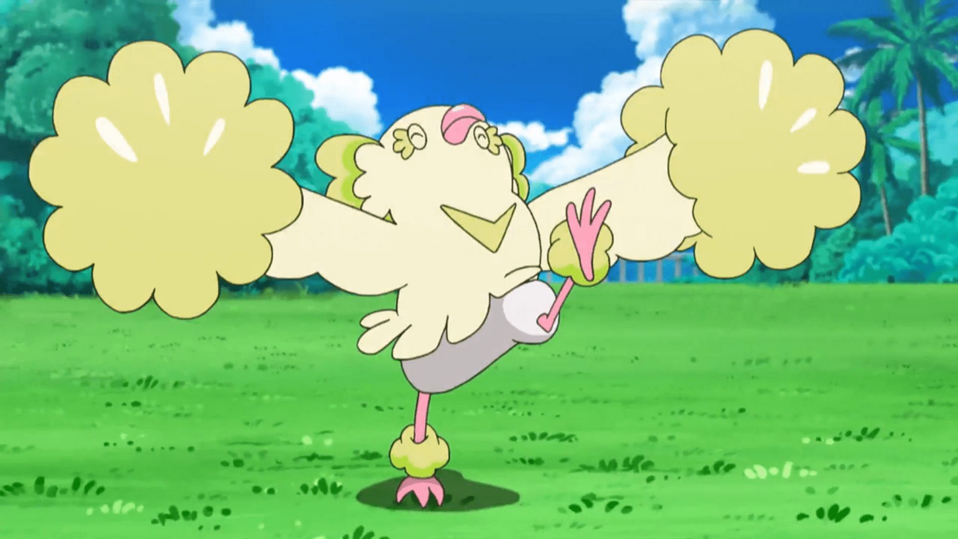 Pom-Pom Oricorio as it appears in the anime (Image via The Pokemon Company)