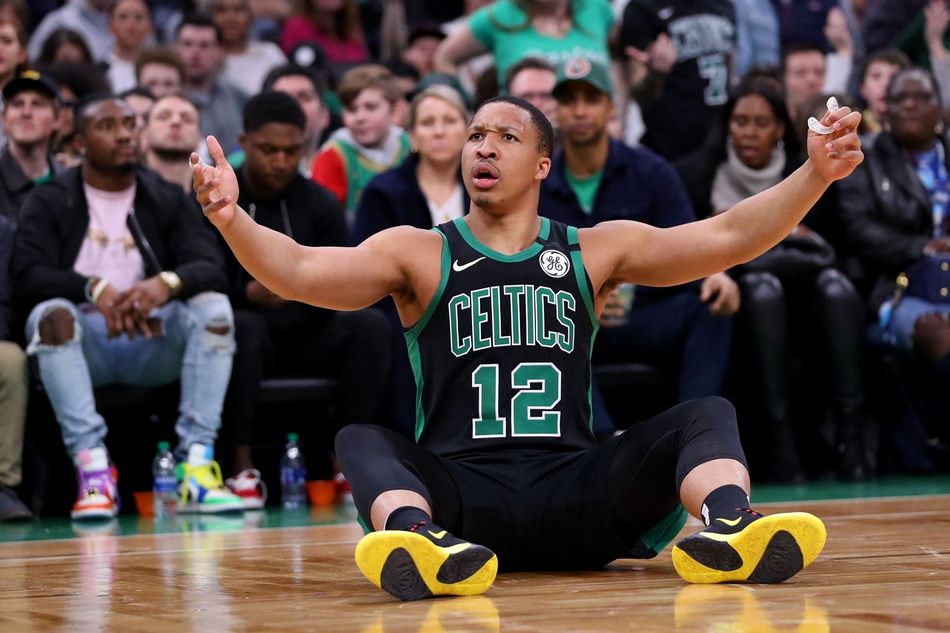 Grant Williams, the Boston Celtics&#039; self-proclaimed &quot;Batman,&quot; has given his team a much-needed lift this season. [Photo: Hoops Habit]